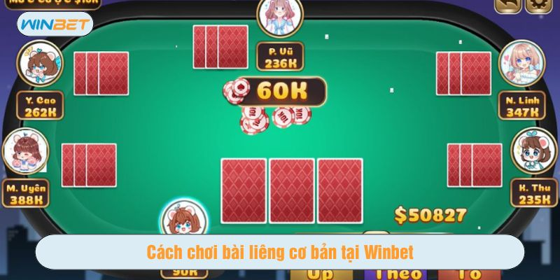 Một ván bài liêng thường có từ 2-6 người chơi