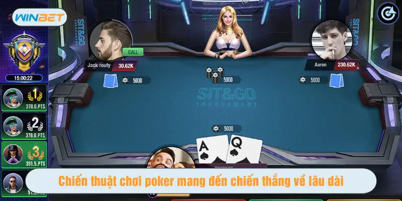 Chiến thuật chơi Poker mang đến chiến thắng về lâu dài